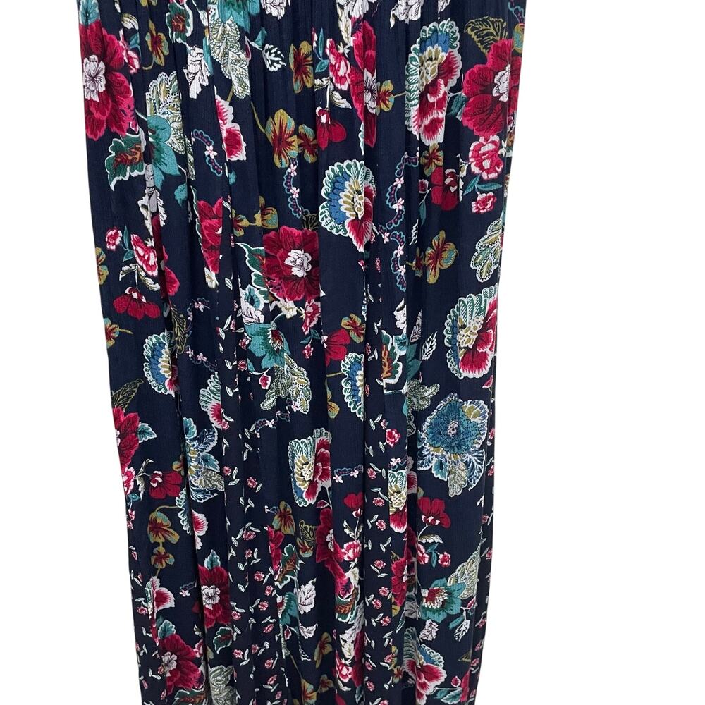 Bila Boho Sleeveless Floral Handkerchief Hem Maxi Sundress Size Large - Picture 9 of 9